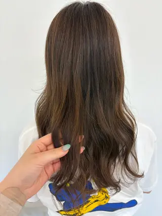 カラー ルプラボウ すぎやまみほのヘアスタイル