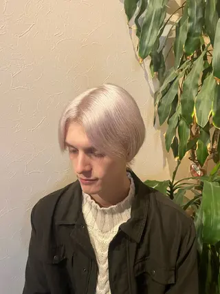 ショート メンズ ハイトーン特化 /けーすけのヘアスタイル