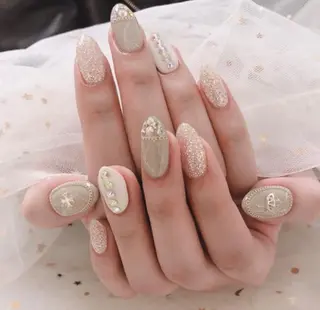 ネイル MiKi Nai池袋 長さだし得意のネイルデザイン