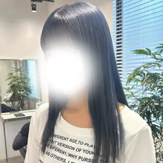 セミロング カラー 髪質改善ストレート /暖色カラー🎀🪞のヘアスタイル