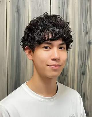 ショート カラー パーマ メンズ KIRAVI 【キラヴィ】三宮店所属・minami ミナミのヘアスタイル