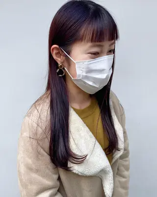 ロング カラー tonari 梅田、中崎町のヘアスタイル