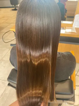 セミロング カラー 曲がるレイヤーカット モテカラー/SYUNのヘアスタイル