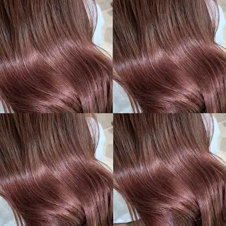 セミロング カラー 艶カラー🩵中久保 舞優🩵のヘアスタイル