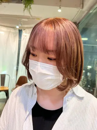 ショート カラー 💖デザインカラー/ タダ ハナカ💖のヘアスタイル