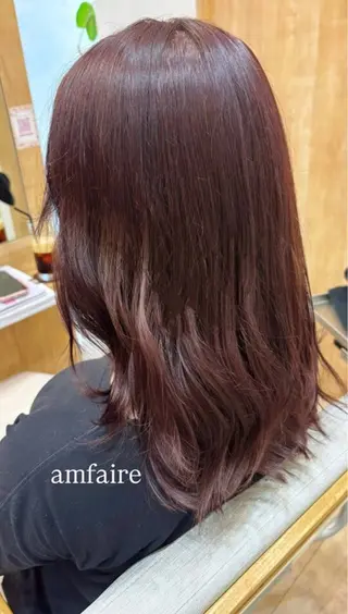 ミディアム カラー shimizu .のヘアスタイル