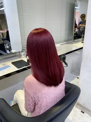 ロング カラー 透明感ベージュカラー 🪞上野🪞AIのヘアスタイル