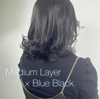 ミディアム カラー ヘアアレンジ 伊藤 玲衣のヘアスタイル