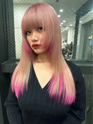 ロング カラー ユウ✩.*˚/メンズ 特化/シャドウパーマのヘアスタイル