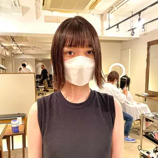 ショート カラー ヨシダ トオルのヘアスタイル