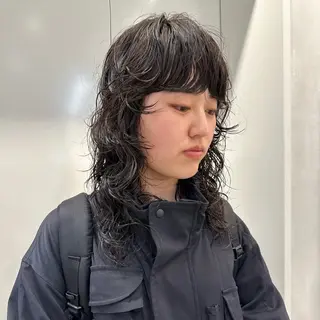 セミロング パーマ 🌀perm 🌀のヘアスタイル