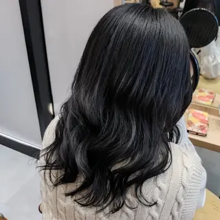 セミロング カラー ヘアアレンジ/柔らか 艶カラー/AKARIのヘアスタイル