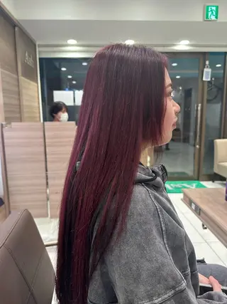 ロング カラー ‪❥ブリーチ💗 MIKUのヘアスタイル