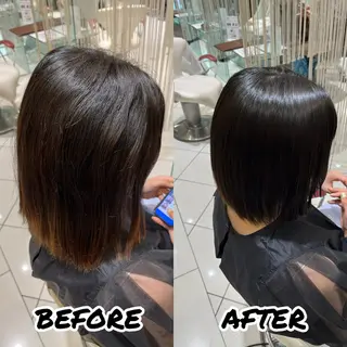 ミディアム 髪質改善美容師 鈴木のヘアスタイル
