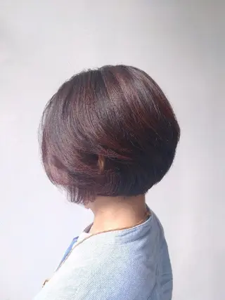 ショート カラー SAKUMA お手入れ簡単ヘアのヘアスタイル