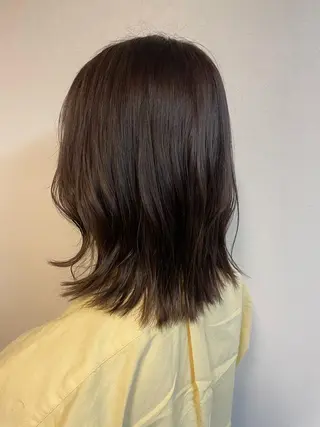 ミディアム カラー 英語ok sohee ソヒ 305号室のヘアスタイル