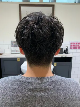 ショート パーマ ヘアアレンジ メンズ 髪質改善&Spa fee南越谷2号店所属・髪質改善/南越谷/ 山岸彩夏のヘアスタイル