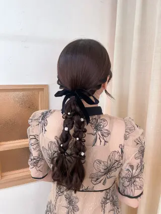 ヘアアレンジ 垢抜けヘアメイク🫧 JURI🪽のヘアスタイル