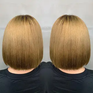 ショート カラー レイヤーカット/ 艶カラー/RYOMAのヘアスタイル