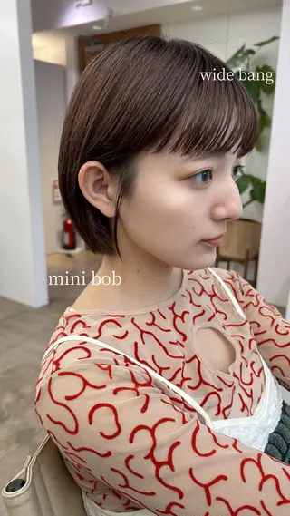 sand大阪梅田所属・くろかわ まいのヘアスタイル