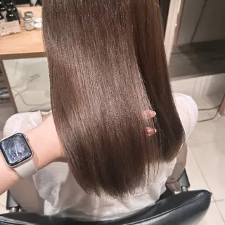 カラー ︎︎🌟韓国艶カラー ︎🌟璃奈 (ﾘﾅ)のヘアスタイル