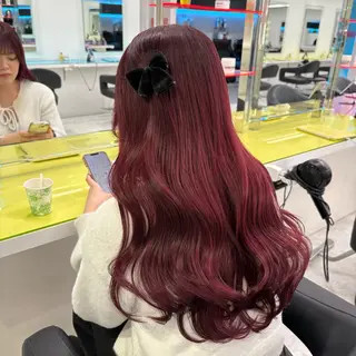 カラー akari🎀🤍 ガーリーstyleのヘアスタイル