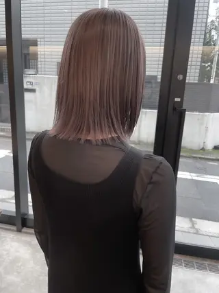 ショート カラー ヘアアレンジ ミニボブ/ブリーチ 🌈MISATOのヘアスタイル