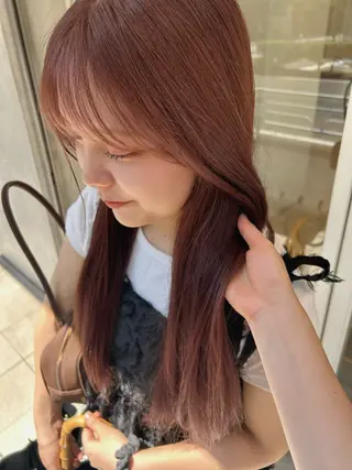 ロング カラー 透明感/ベージュ /kazui🐈のヘアスタイル