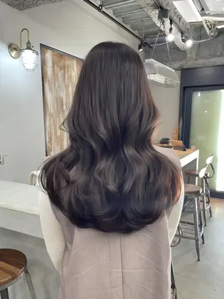 ロング カラー Ameri 新宿所属・新宿/透明感カラー/ 髪質改善/桜良のヘアスタイル