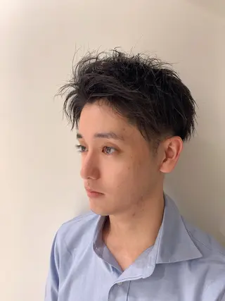 ショート メンズ [渋谷美容師] 玲弥のヘアスタイル