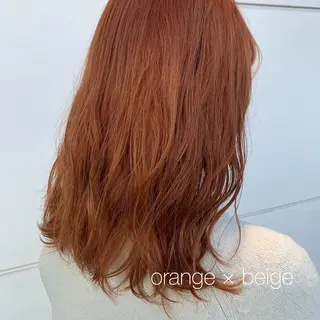 セミロング カラー RINA🧤 デザインとボブのヘアスタイル