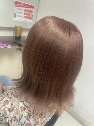 ミディアム カラー ブリーチ/ヘアセット 【𝙍𝙞𝙣𝙤】のヘアスタイル
