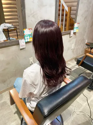 カラー 🐾及部 艶髪|艶 カラーショート|ボブのヘアスタイル