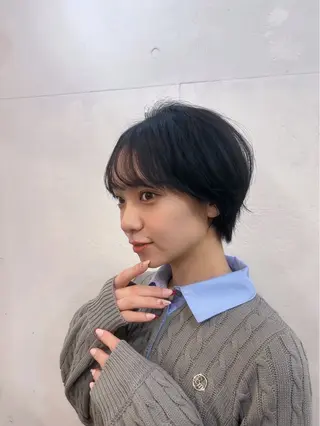 ショート 韓国風レイヤーカット /yukari🌷のヘアスタイル