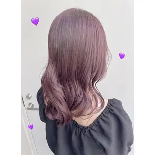セミロング カラー 松森 小夏のヘアスタイル