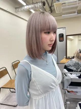 ミディアム カラー Neolive Luca　御茶ノ水店所属・透明カラー/韓国風 Subaruのヘアスタイル