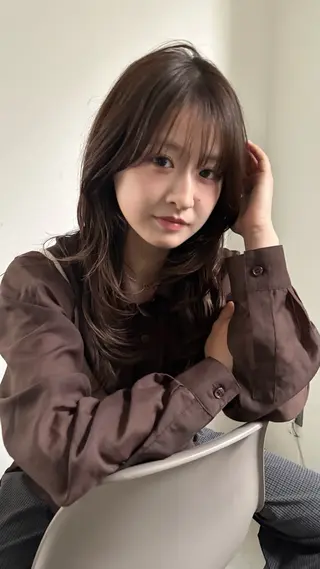 ロング ボブ/レイヤー /河内温太のヘアスタイル