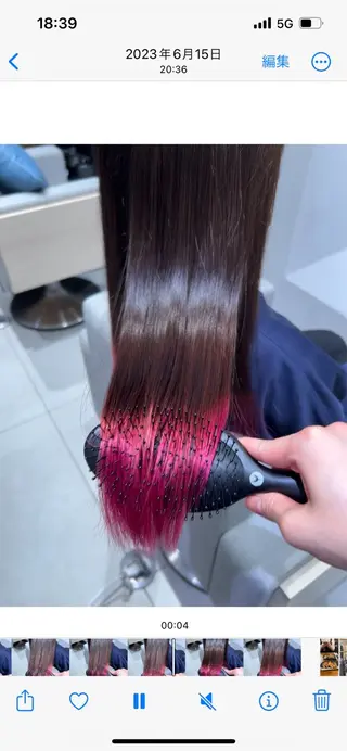 カラー 🤍 ももか🤍のヘアスタイル