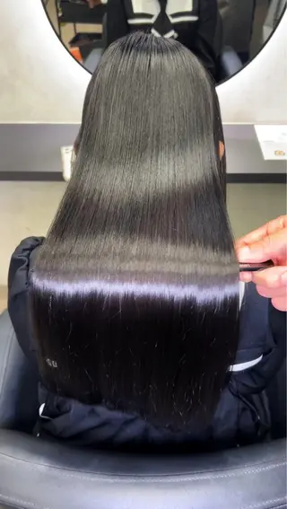 ロング カラー 新宿/美髪矯正 髪質改善/韓国風山本のヘアスタイル