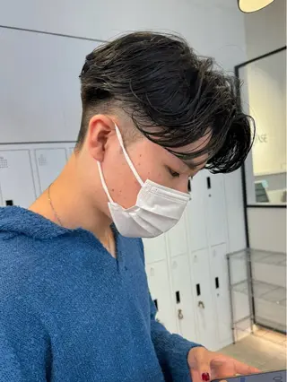 ショート メンズ men's/perm colorDaijuのヘアスタイル