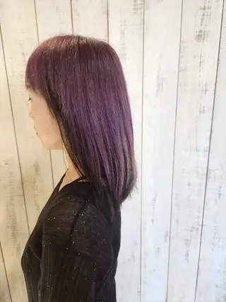セミロング 丸山 早紀のヘアスタイル