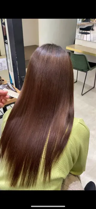 セミロング VIEW.tokyo所属・艶髪 髪質改善カラー ふうとのヘアスタイル