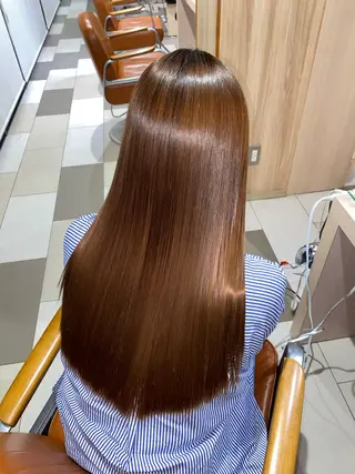 ロング 🦋‪ハイトーンカラ ー🦋‪熊田 史織のヘアスタイル