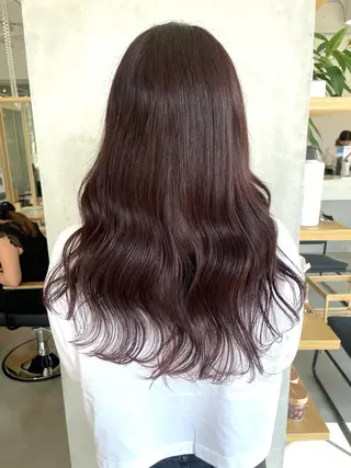 ロング カラー mareka/顔周り /透明感カラー🤍のヘアスタイル