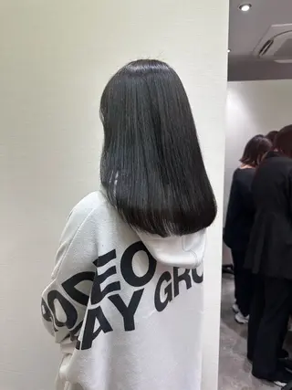 セミロング 和泉市／mahae 吉田のヘアスタイル