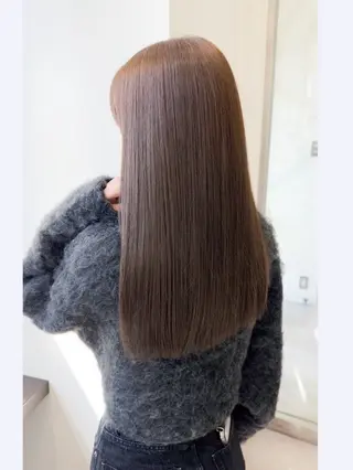 ロング カラー ヘアアレンジ ハイトーン/髪質改善 /韓国SUZUKAのヘアスタイル