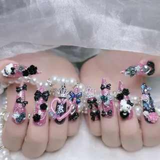 ネイル MoMoA Nail ネイル長さ出し専門店のネイルデザイン