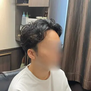 ミディアム パーマ メンズ LAVIE NEW STANDARD BARBER所属・YAMADA 🌿のヘアスタイル