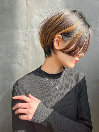 ショート Number六本松所属・山崎 友雅のヘアスタイル