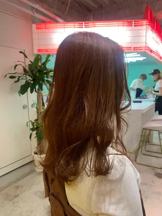 セミロング カラー ヘアアレンジ 🧨ブリーチー×ボブ レイヤー💎じゅえるのヘアスタイル